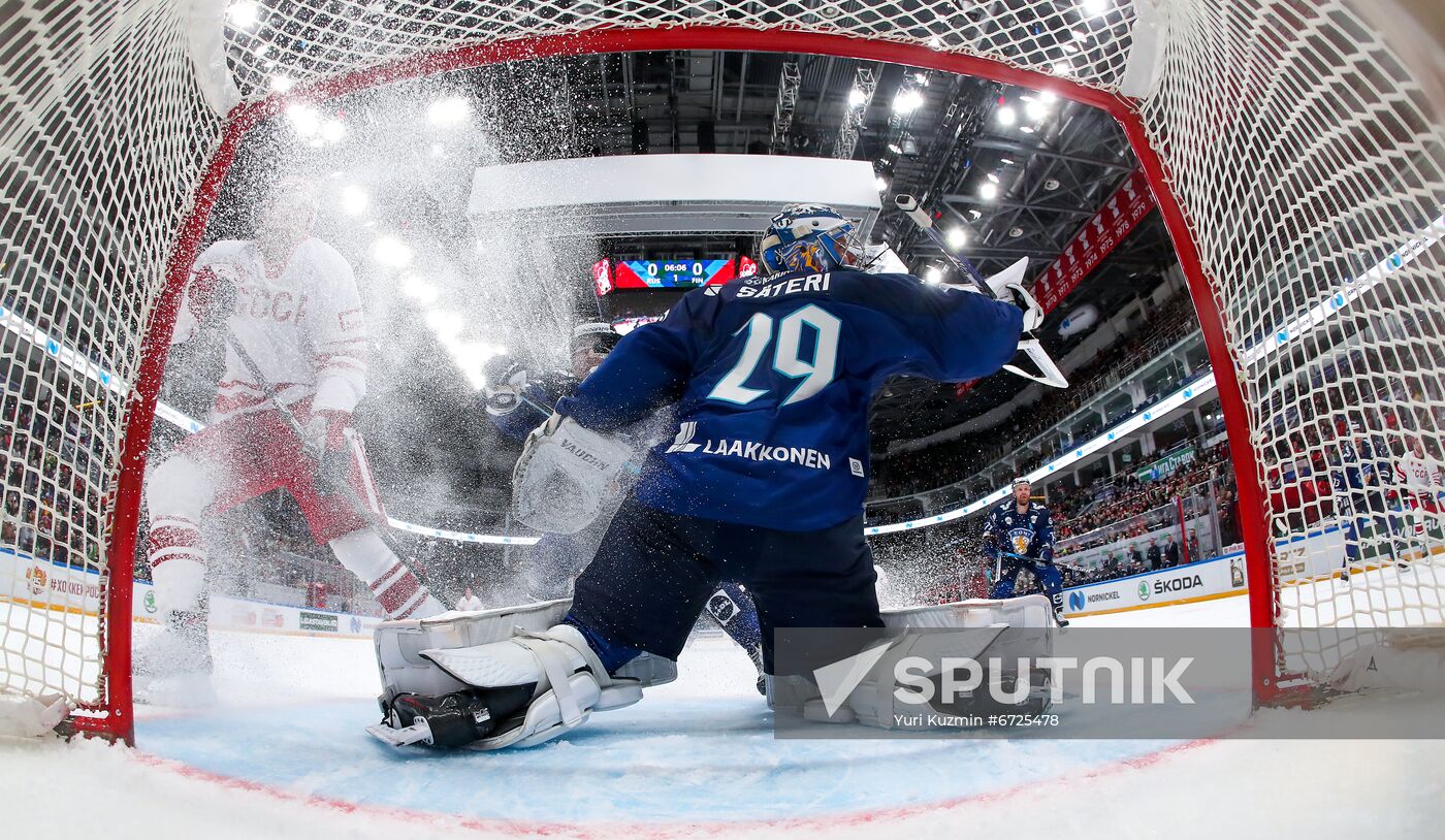 Russia Ice Hockey Euro Tour Russia - Finland