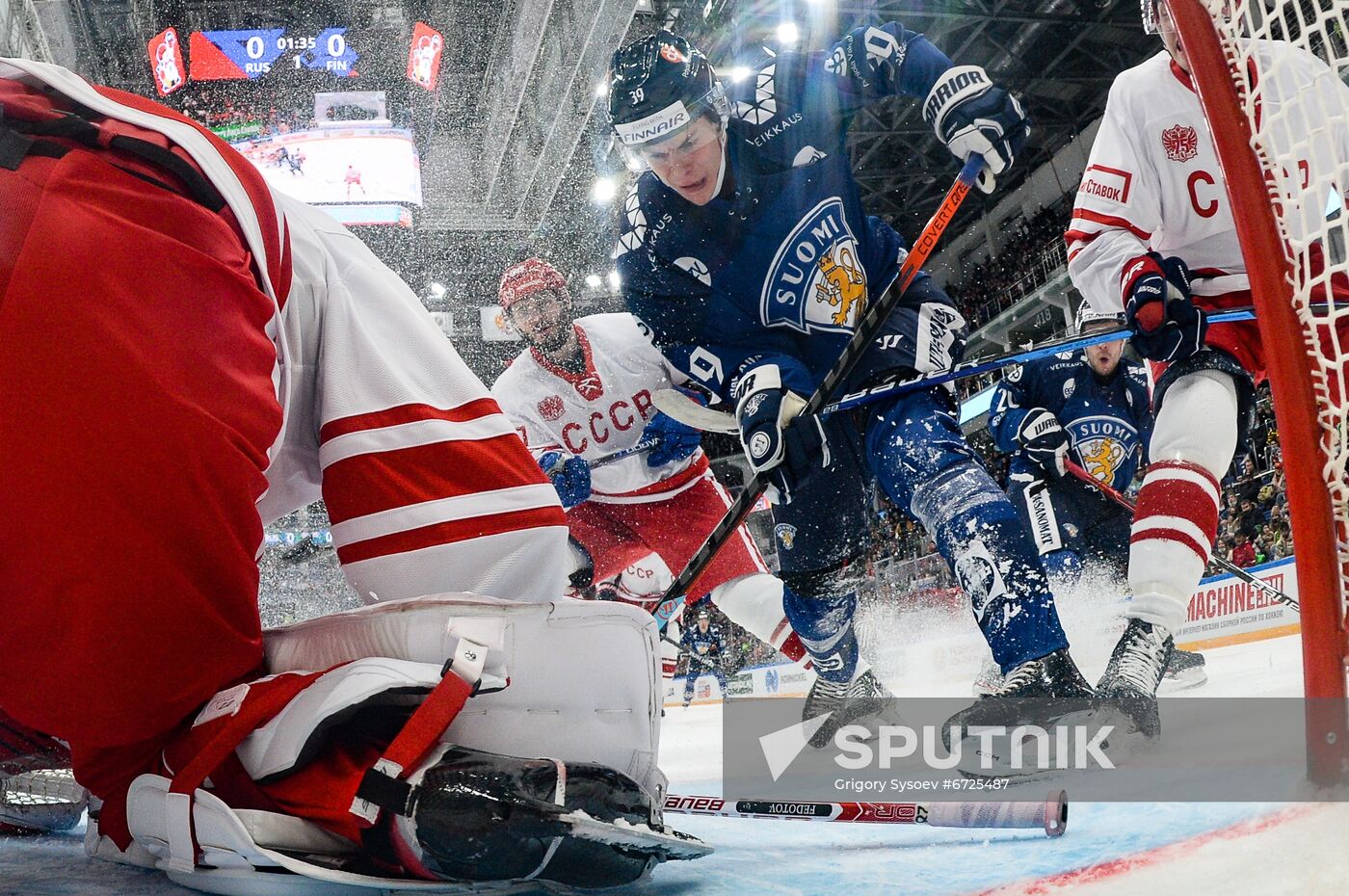Russia Ice Hockey Euro Tour Russia - Finland