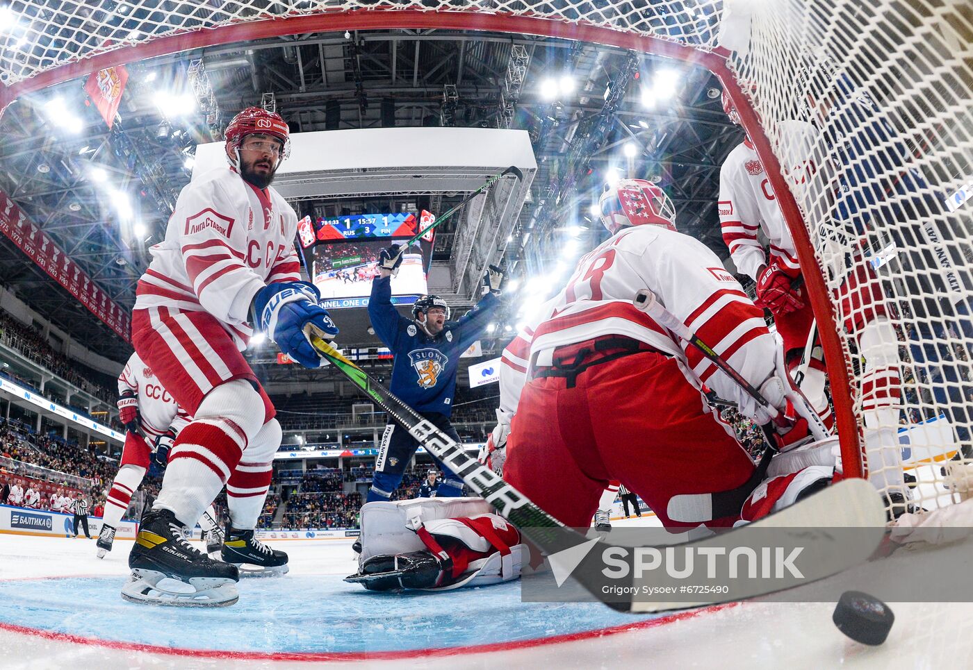 Russia Ice Hockey Euro Tour Russia - Finland