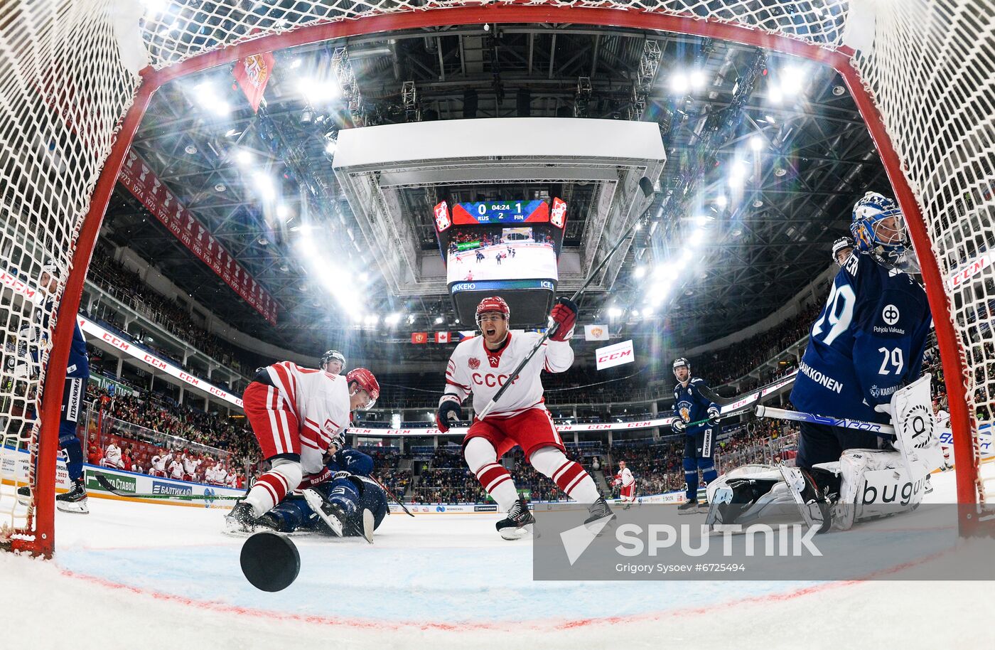 Russia Ice Hockey Euro Tour Russia - Finland