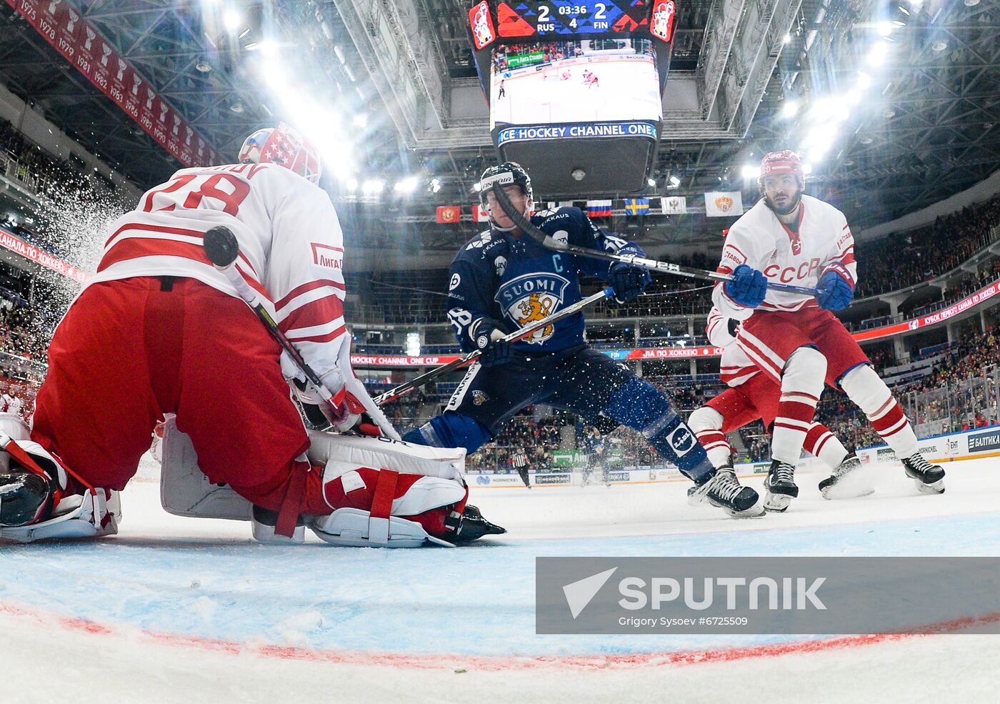 Russia Ice Hockey Euro Tour Russia - Finland