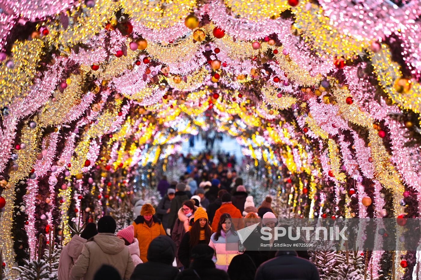 Russia New Year Festive Season Preparations