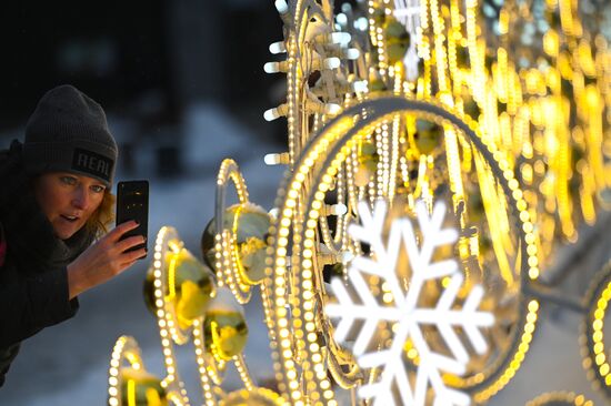 Russia New Year Festive Season Preparations