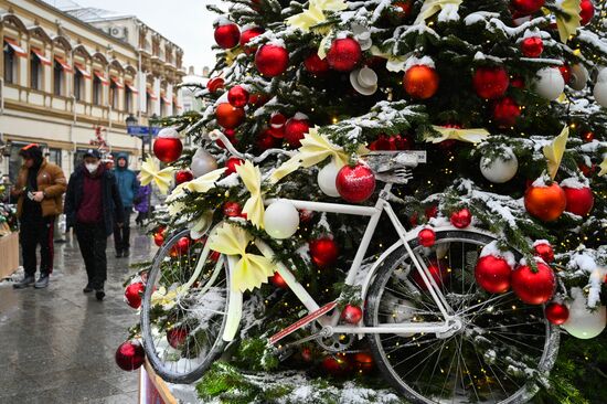 Russia New Year Festive Season Preparations Russia New Year Festive Season Preparations