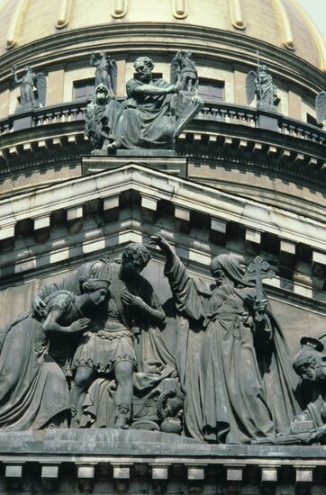 St. Isaac's Cathedral in Leningrad
