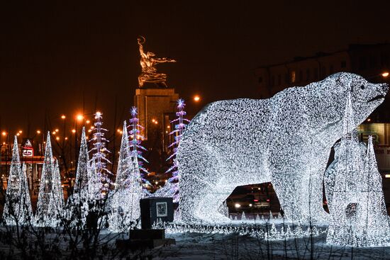 Russia New Year Festive Season Preparations 