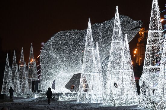 Russia New Year Festive Season Preparations 