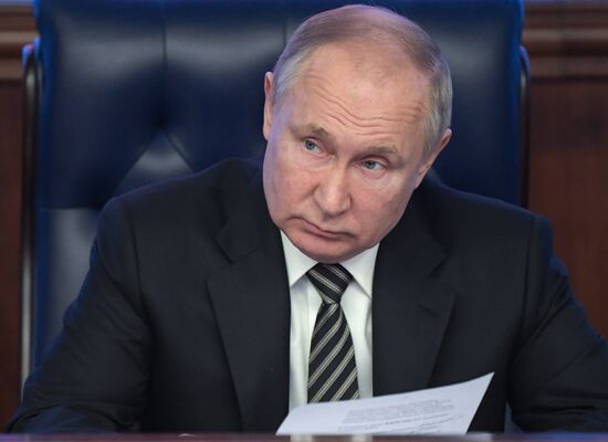 Russia Putin Defence Ministry Board