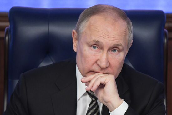 Russia Putin Defence Ministry Board