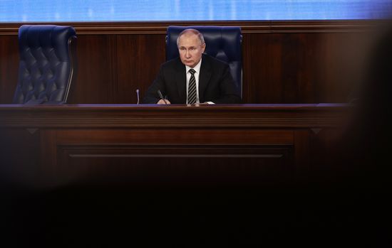 Russia Putin Defence Ministry Board