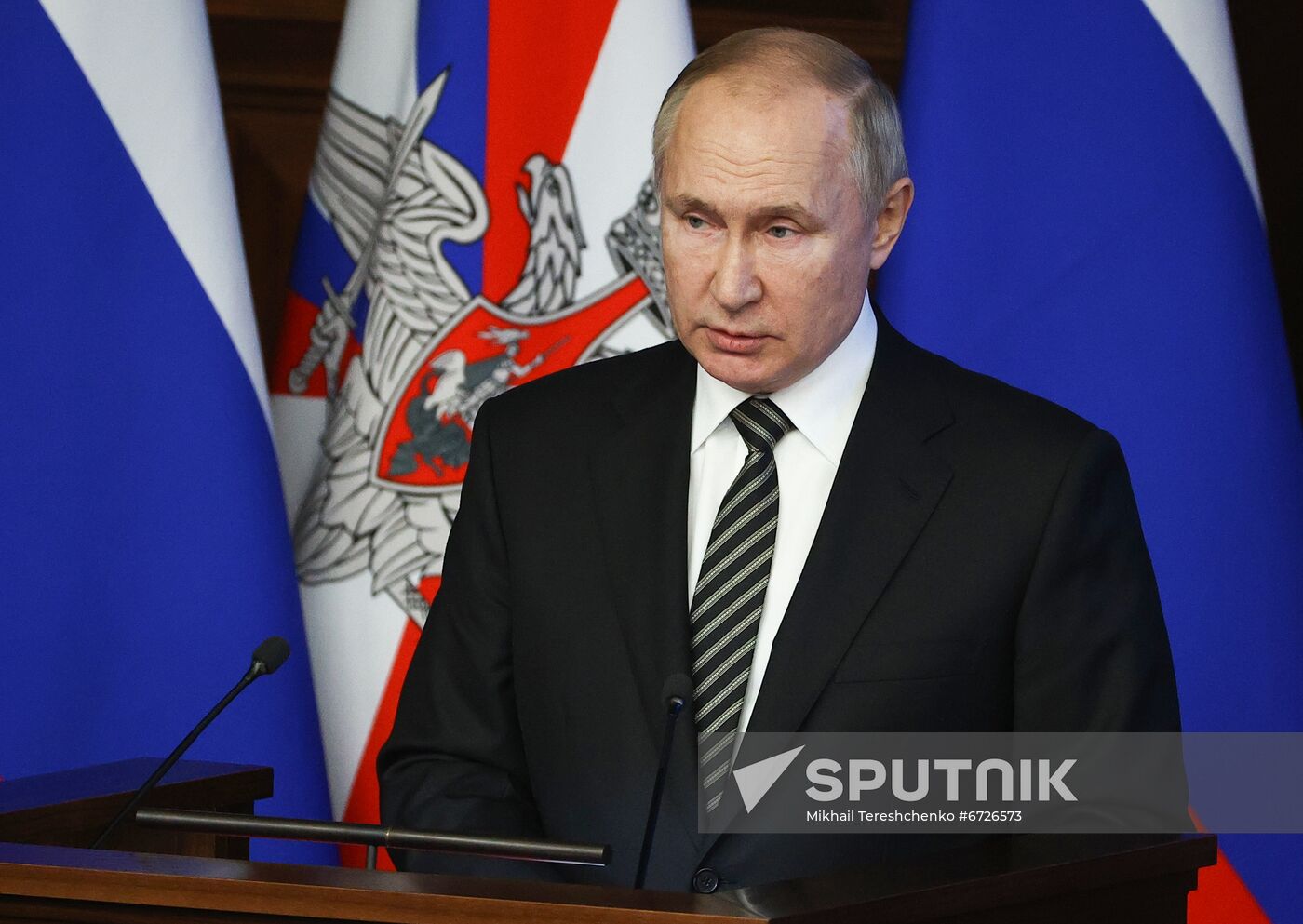 Russia Putin Defence Ministry Board