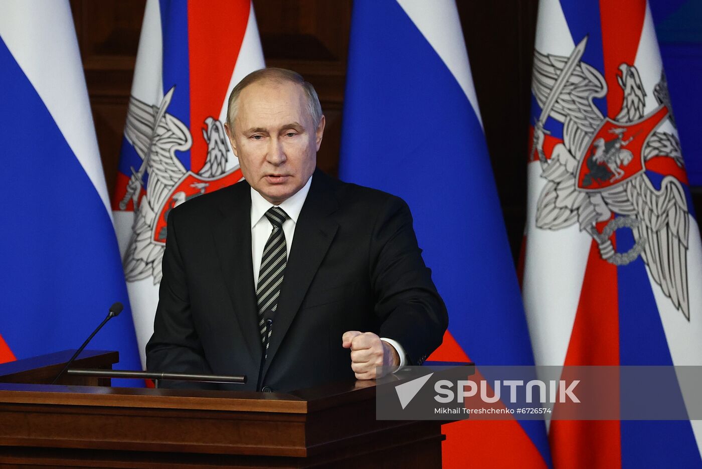 Russia Putin Defence Ministry Board