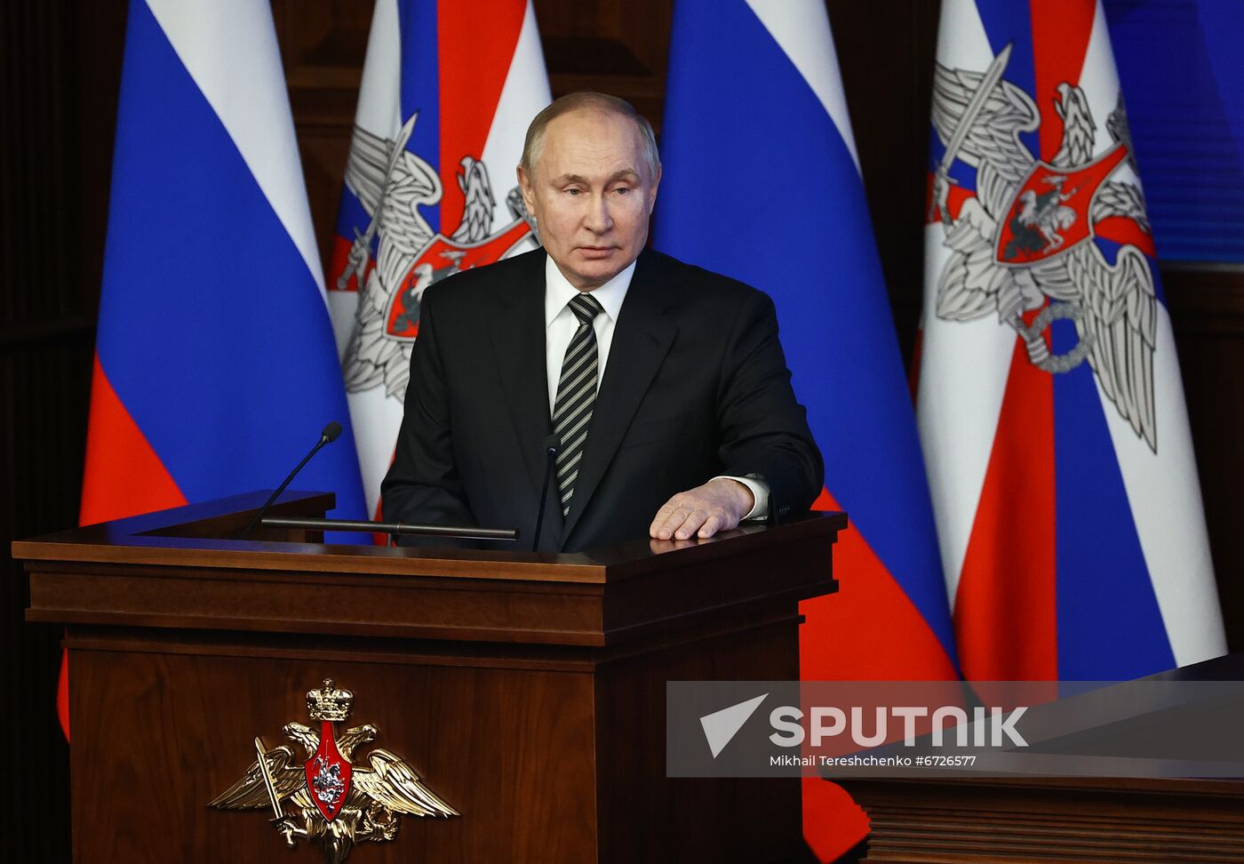 Russia Putin Defence Ministry Board