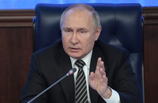 Russia Putin Defence Ministry Board