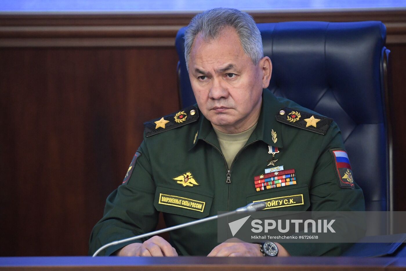Russia Putin Defence Ministry Board
