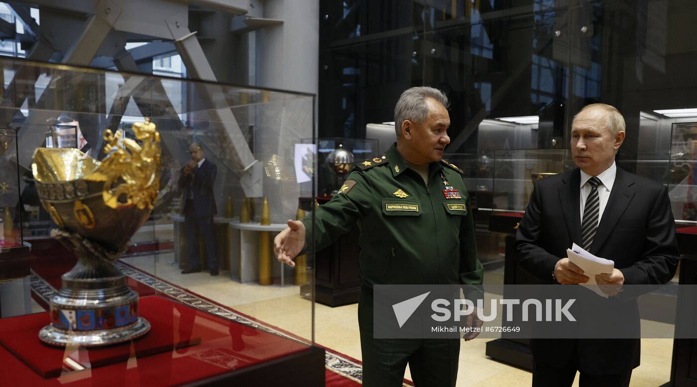 Russia Putin Defence Ministry Board
