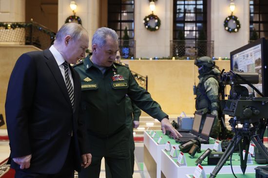 Russia Putin Defence Ministry Board
