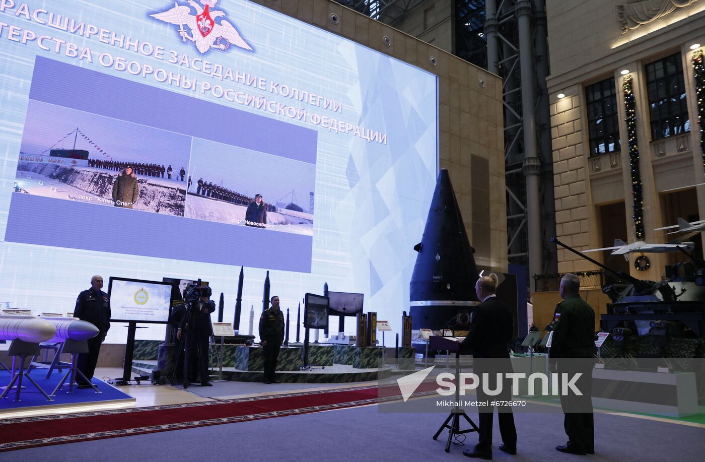 Russia Putin Defence Ministry Board