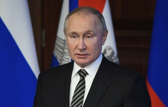 Russia Putin Defence Ministry Board