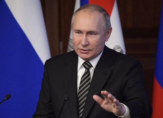 Russia Putin Defence Ministry Board