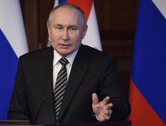 Russia Putin Defence Ministry Board