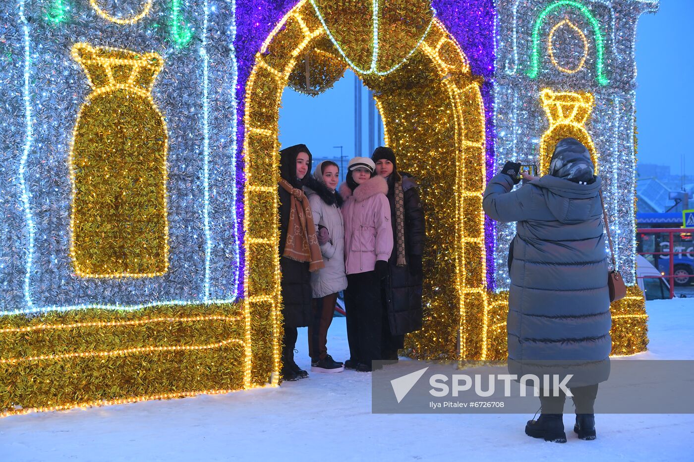 Russia New Year Festive Season Preparations 