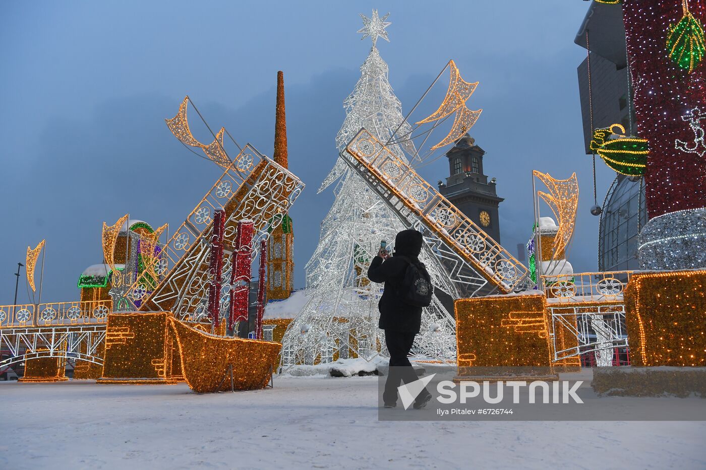 Russia New Year Festive Season Preparations
