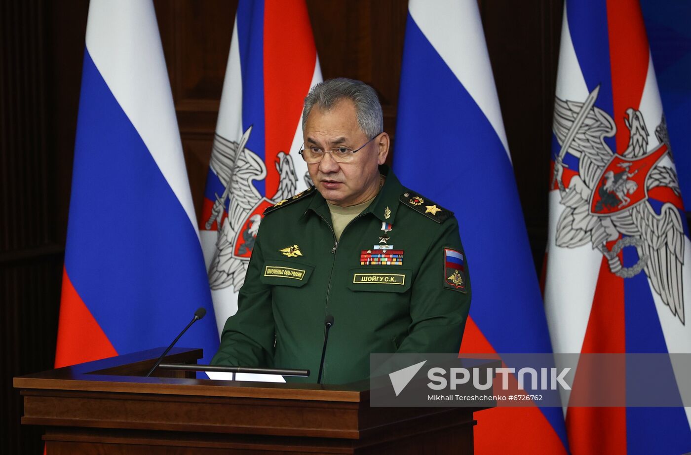 Russia Putin Defence Ministry Board