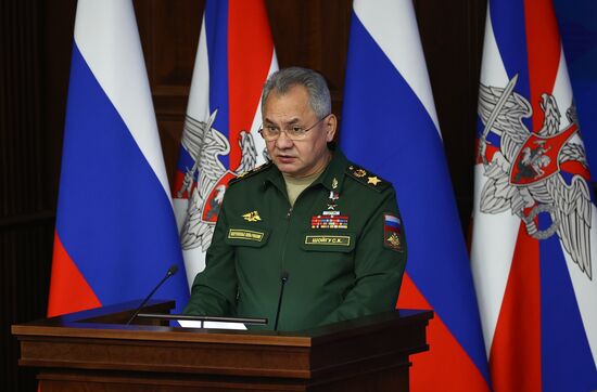 Russia Putin Defence Ministry Board