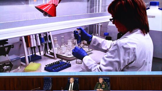 Russia Putin Defence Ministry Board