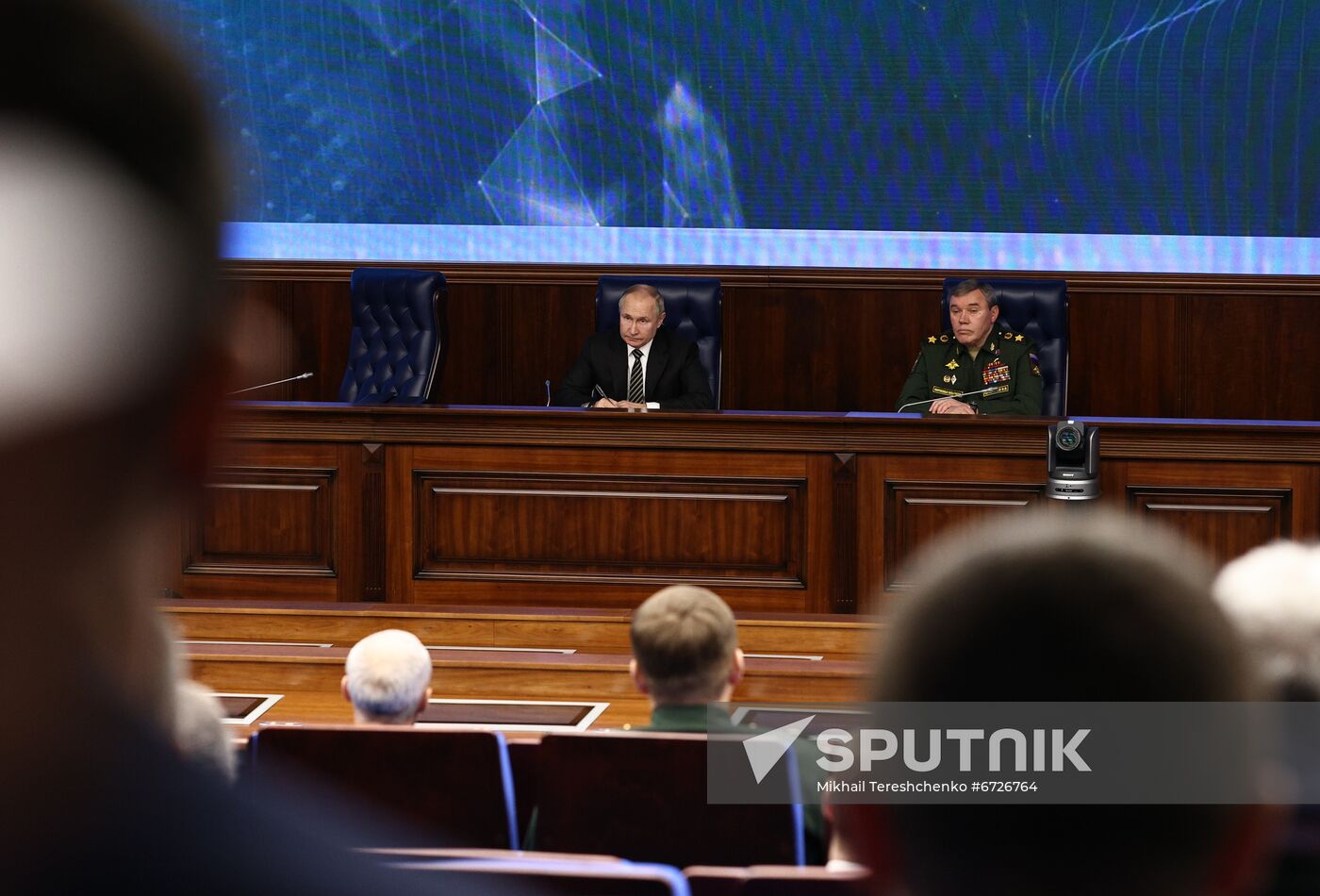 Russia Putin Defence Ministry Board