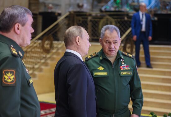 Russia Putin Defence Ministry Board