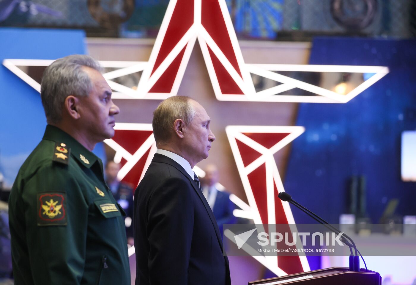 Russia Putin Defence Ministry Board