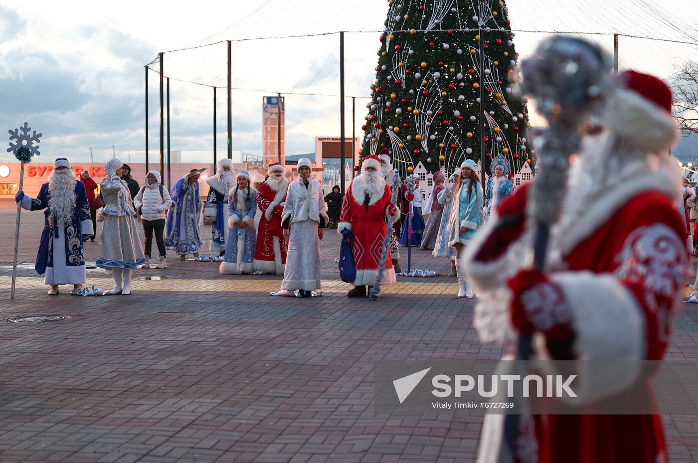 Russia New Year Festive Season Preparations 