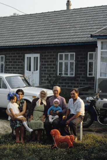 Combine driver Ivan Losa's family