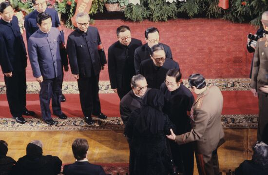 Funeral service for Leonid Brezhnev