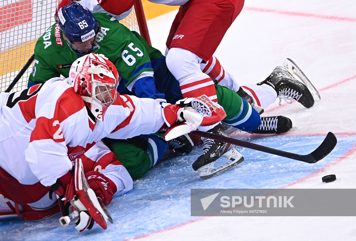 Russia Ice Hockey Kontinental League Spartak - Salavat Yulaev