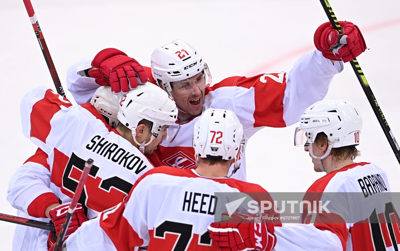 Russia Ice Hockey Kontinental League Spartak - Salavat Yulaev