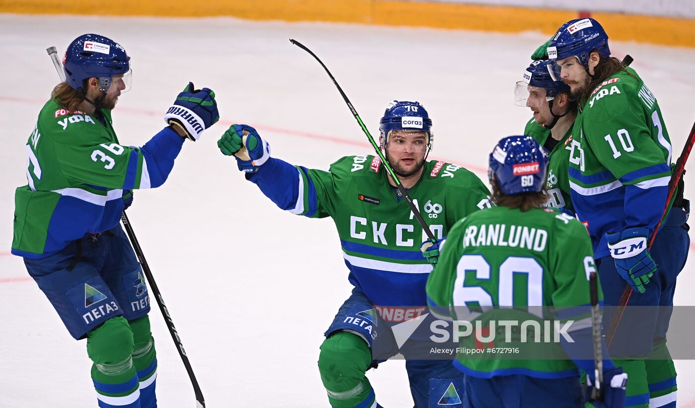 Russia Ice Hockey Kontinental League Spartak - Salavat Yulaev