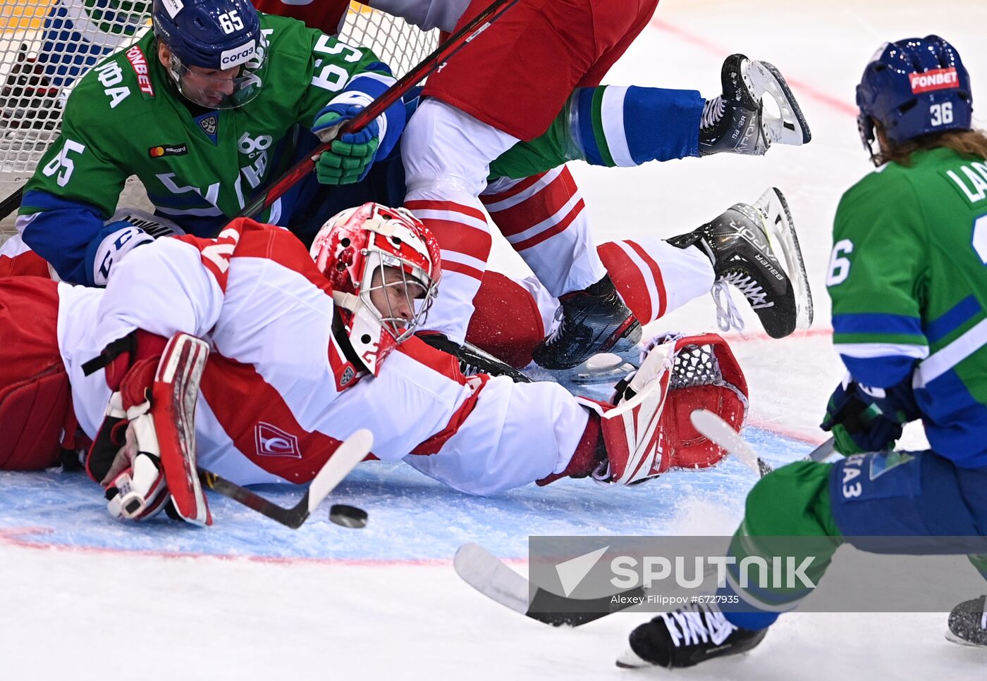 Russia Ice Hockey Kontinental League Spartak - Salavat Yulaev