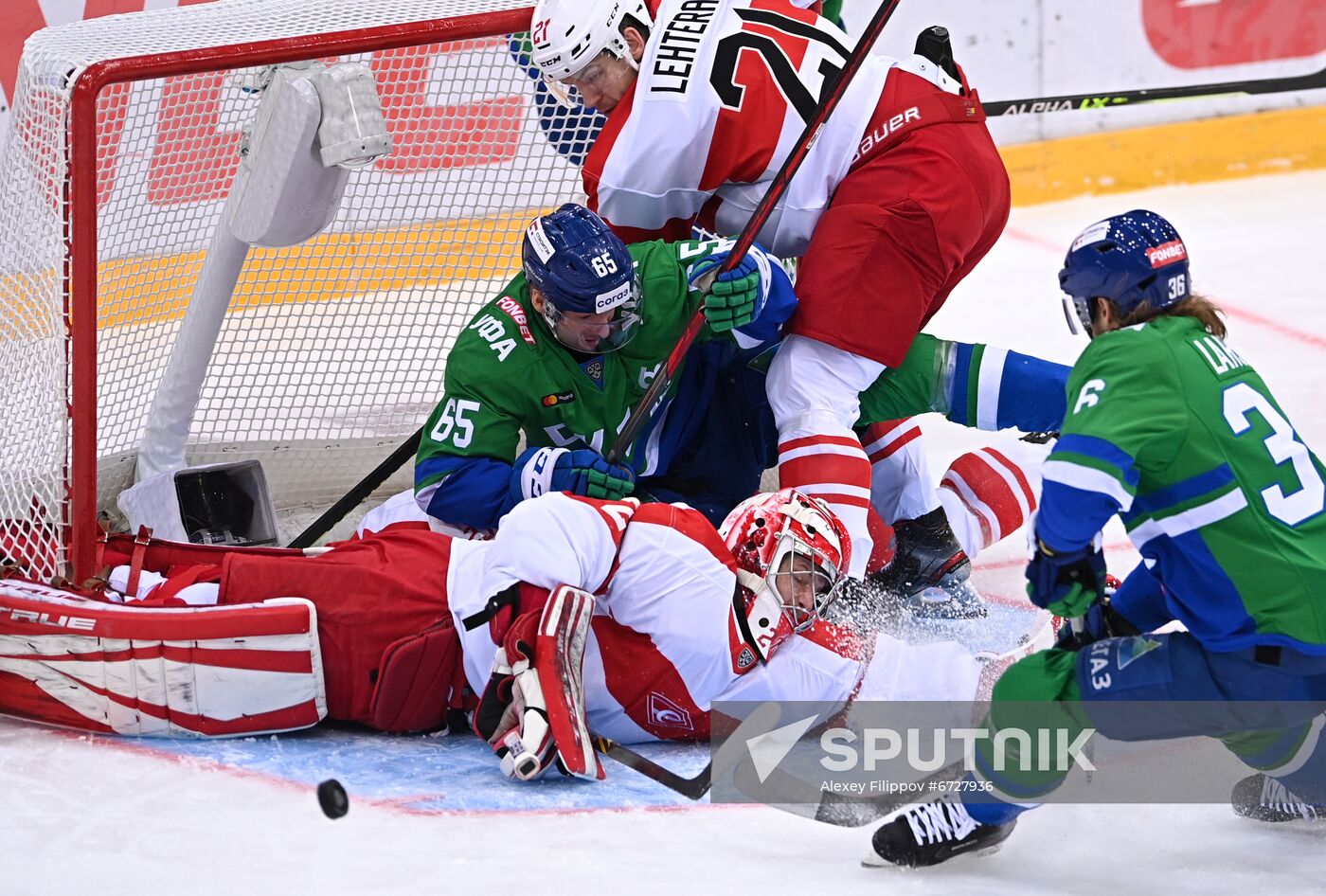 Russia Ice Hockey Kontinental League Spartak - Salavat Yulaev