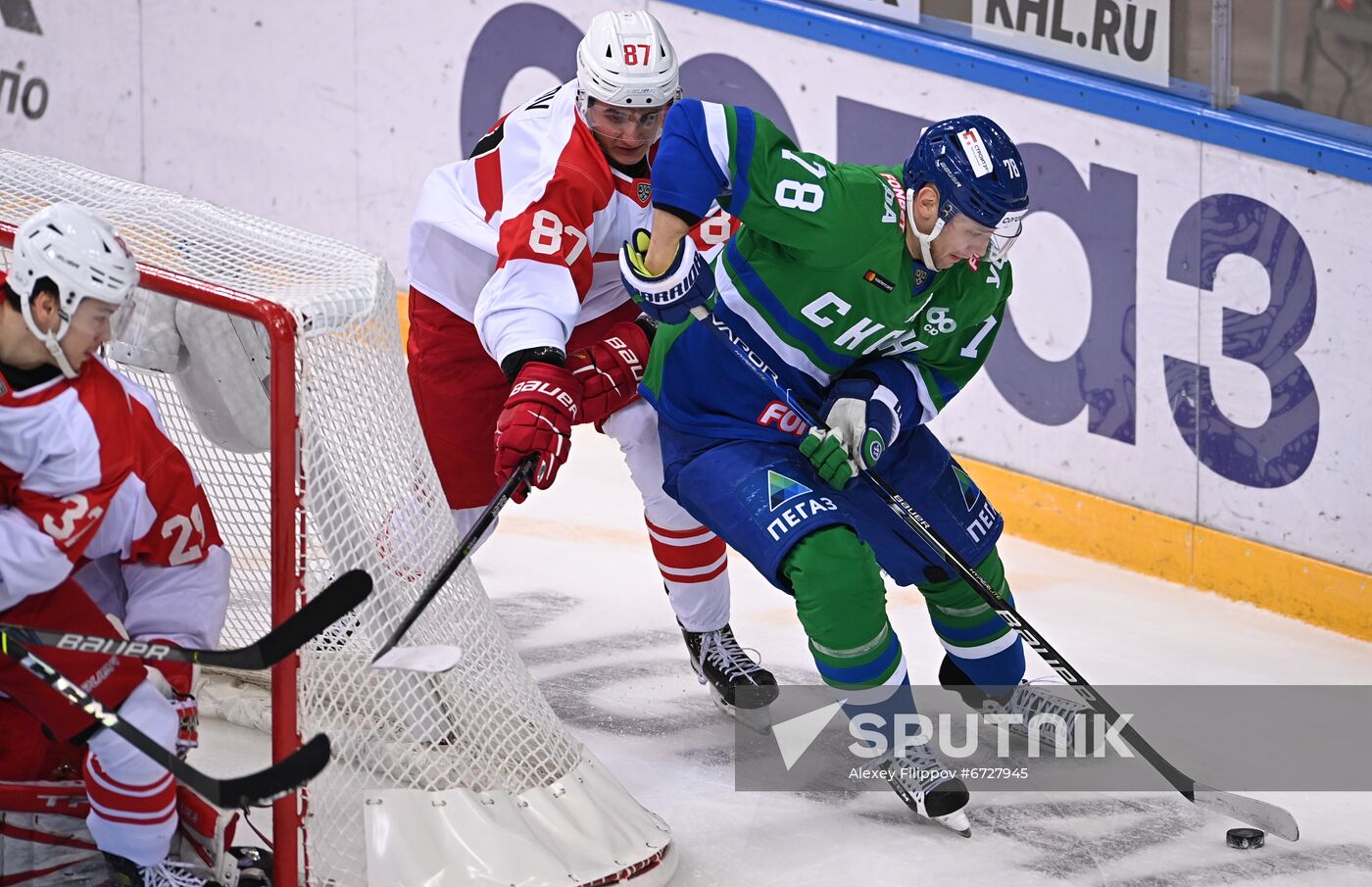 Russia Ice Hockey Kontinental League Spartak - Salavat Yulaev