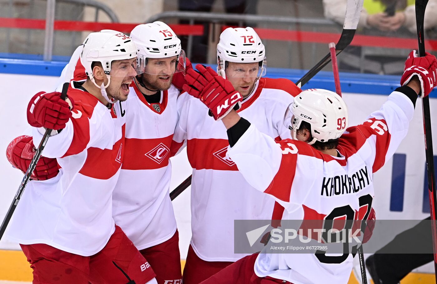 Russia Ice Hockey Kontinental League Spartak - Salavat Yulaev