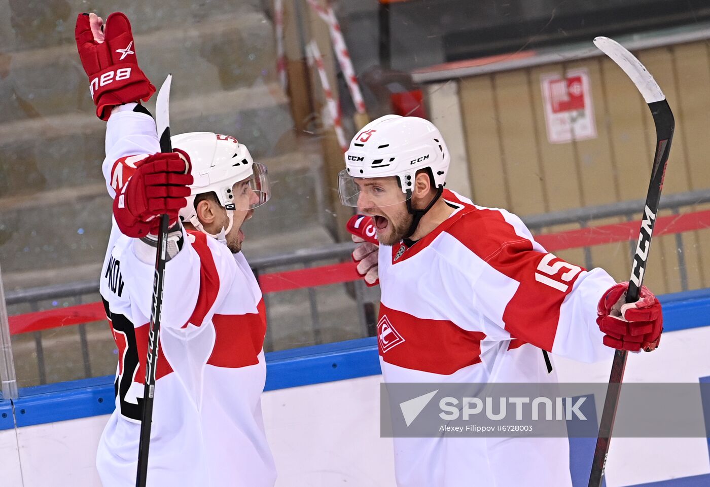 Russia Ice Hockey Kontinental League Spartak - Salavat Yulaev