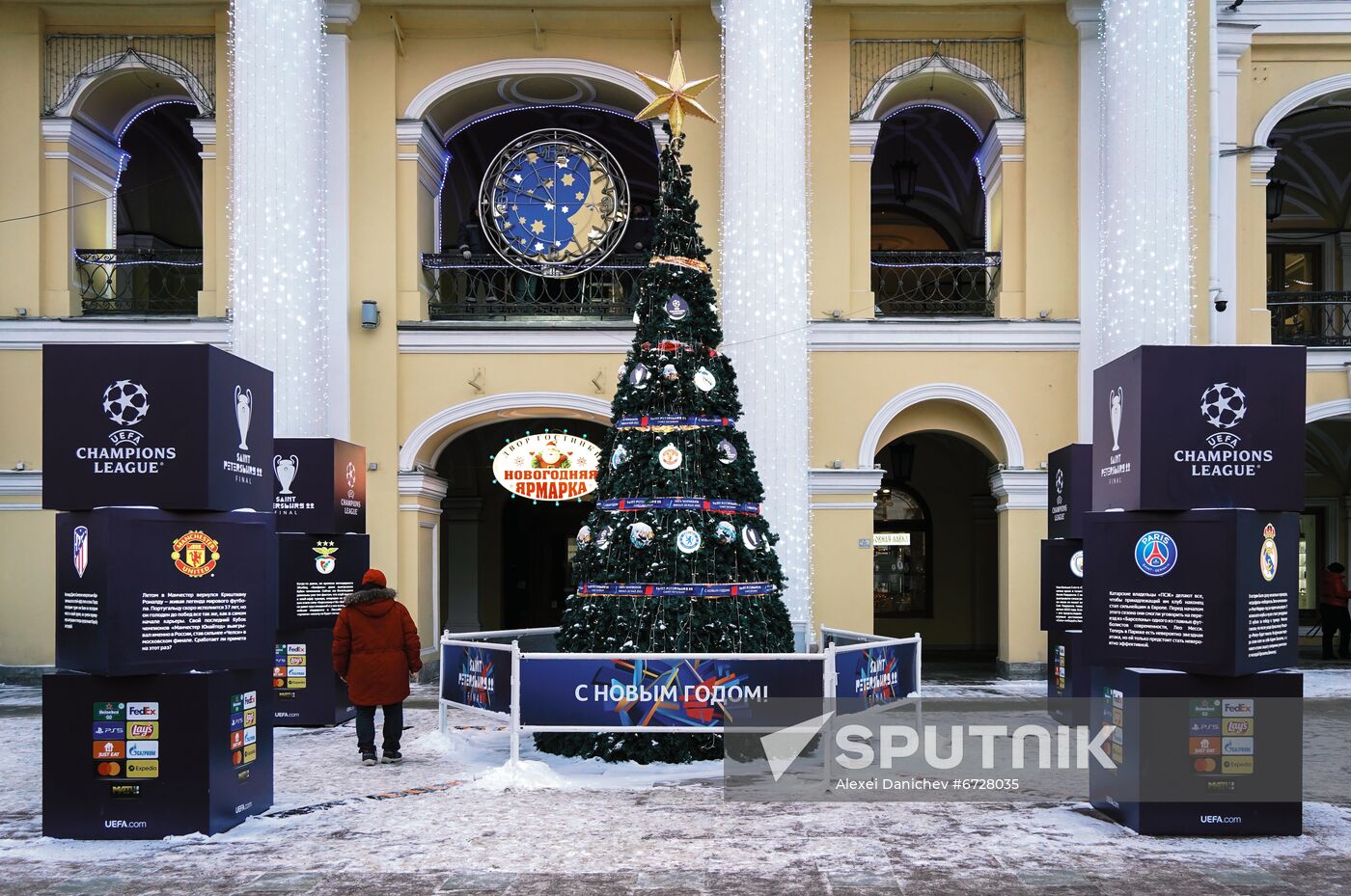 Russia New Year Festive Season Preparations