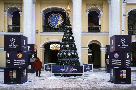 Russia New Year Festive Season Preparations