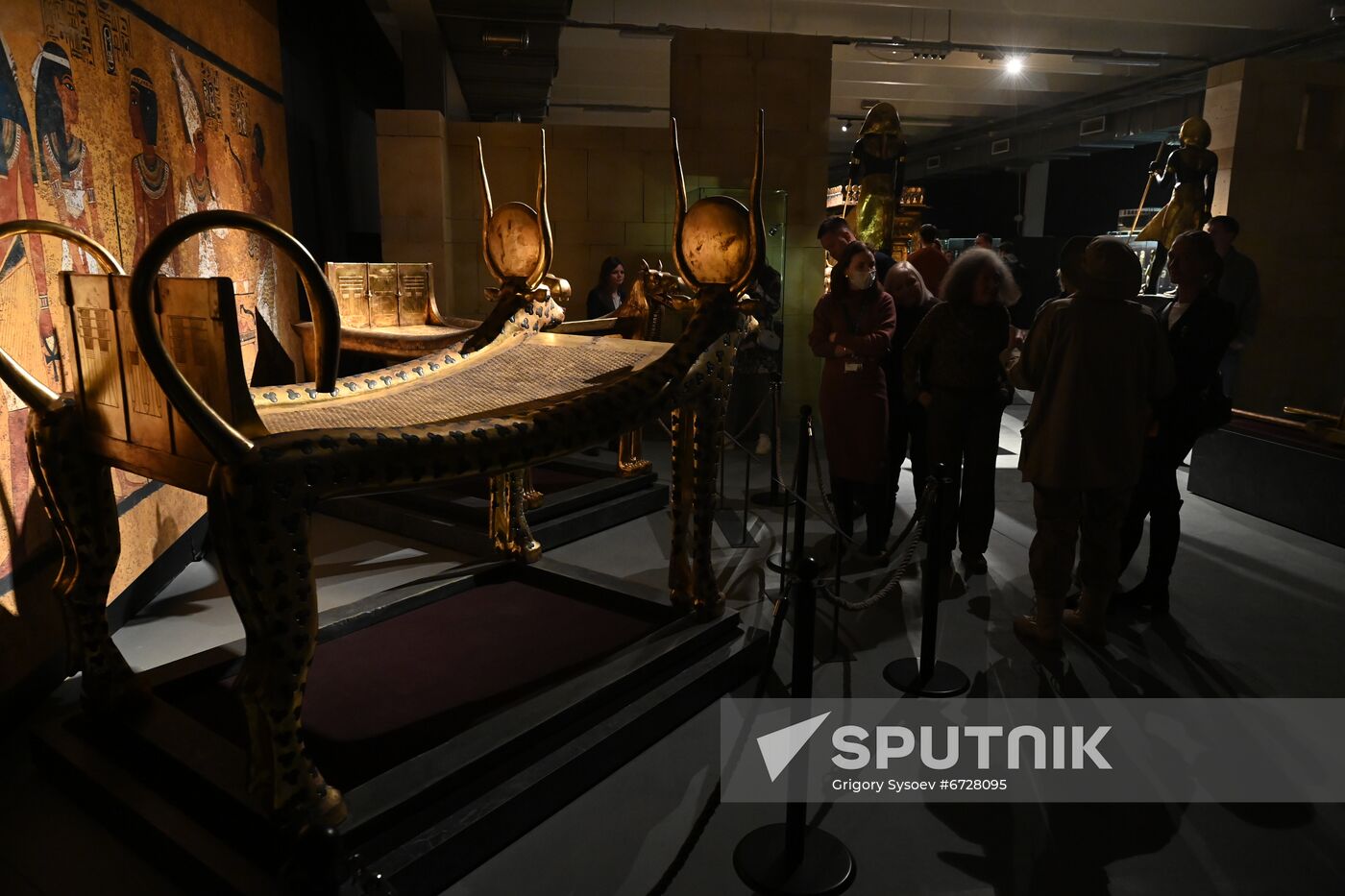 Russia Tutankhamun Treasures Exhibition