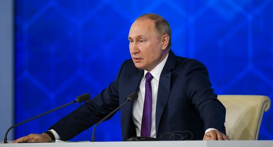Russia Putin News Conference