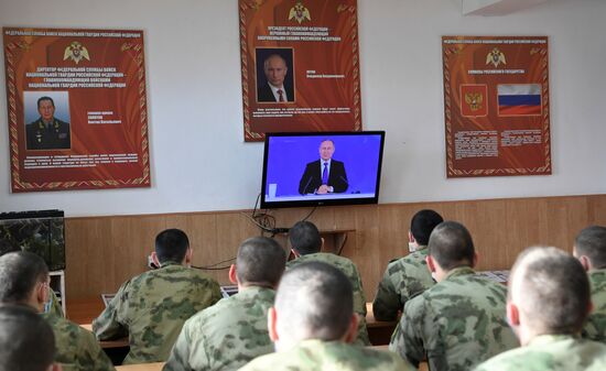 Russia Putin News Conference Broadcasting