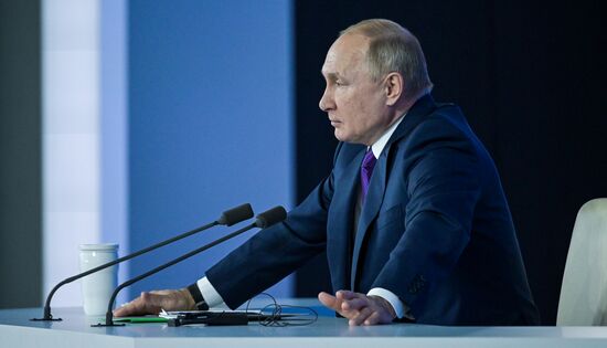 Russia Putin News Conference